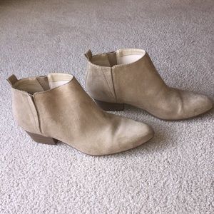 Old Navy Tan Ankle Booties